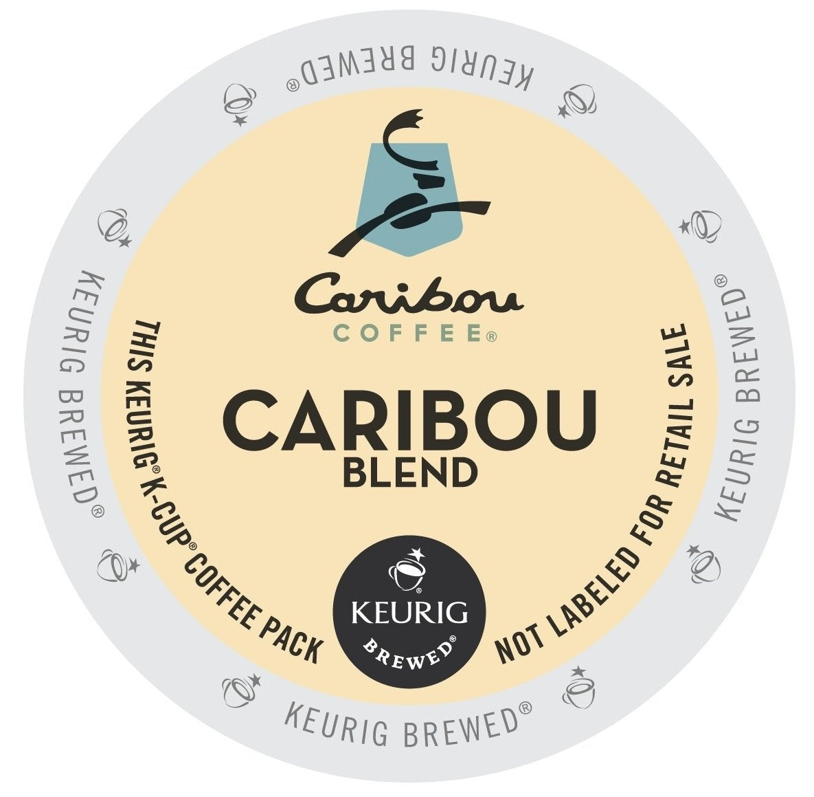Caribou Coffee Caribou Blend brewed cup highlighting a smooth finish