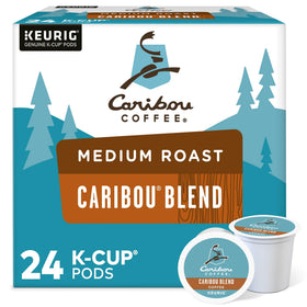 Caribou Coffee Caribou Blend K-Cup Pod for a balanced, big-bodied morning