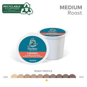 Caribou Hideaway caramel cup waves suggest balanced, smooth finish.