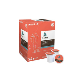 Caribou Hideaway caramel K-Cup pack enables quick single-serve mornings.
