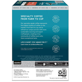 Caribou Hideaway caramel pour shot highlights silky coffee flow.