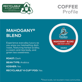 K-Cup pods dispensing into a Keurig for quick single-serve brewing.