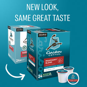 Steaming cup of Mahogany Blend reveals vanilla sweetness and herbal acidity.