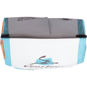 Grind container featuring Caribou Coffee Mahogany Dark Roast for espresso mornings