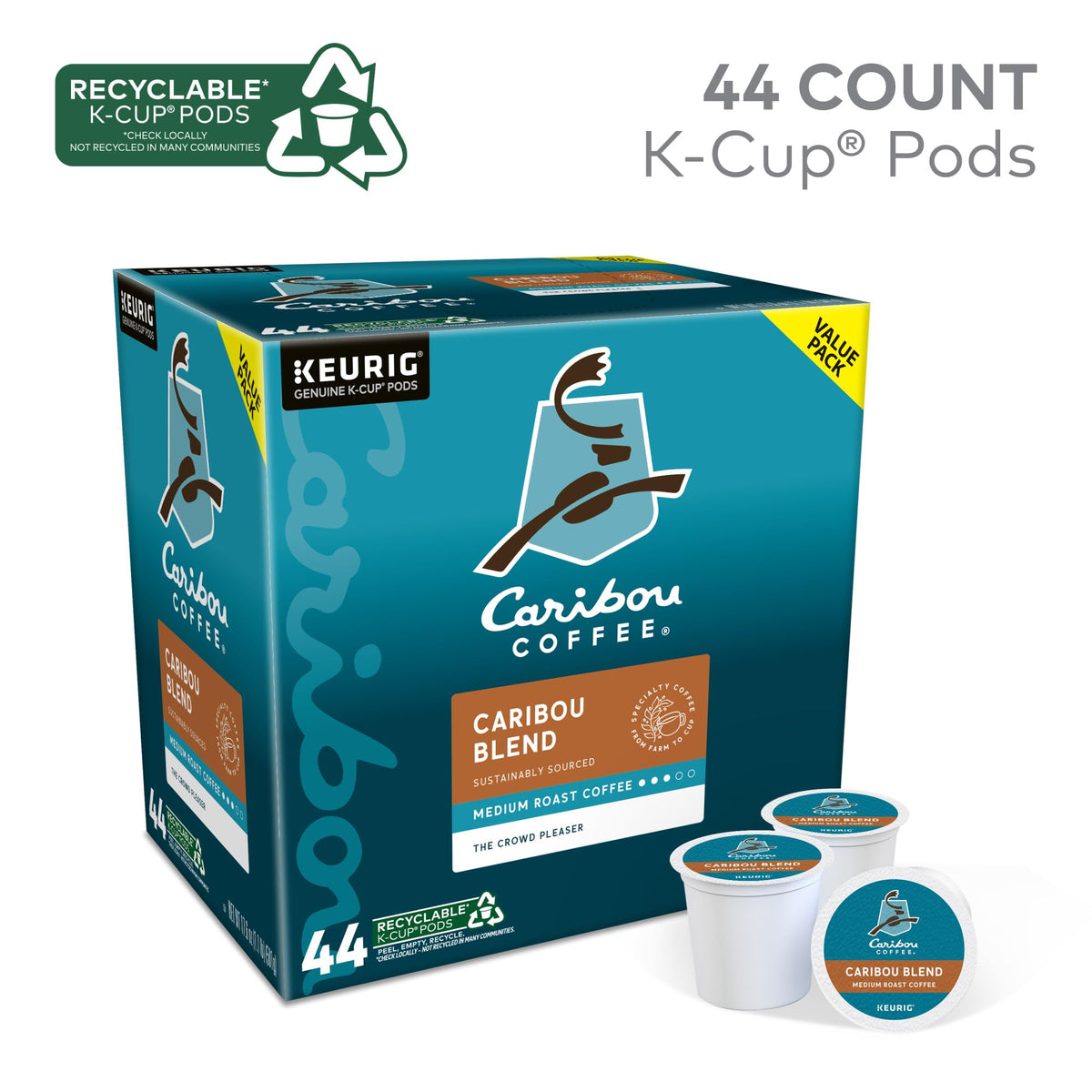 Caribou Blend steam rising from a mug, perfect for morning routines.