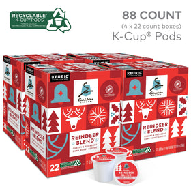 Caribou Coffee Reindeer Blend packaging highlighting seasonal gift appeal.