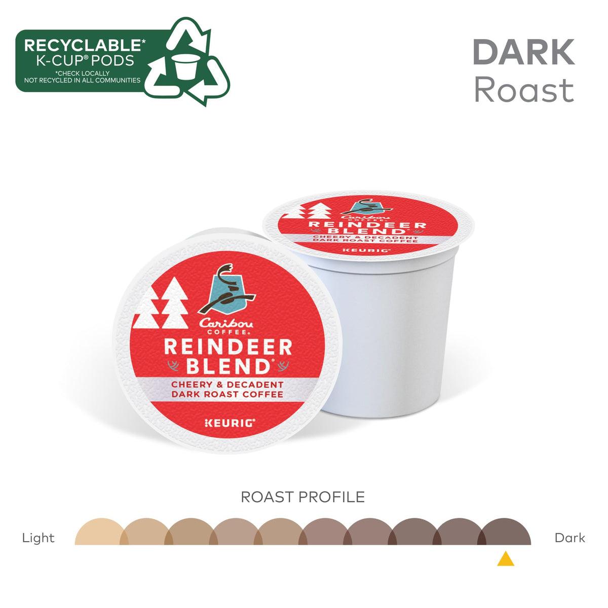 Caribou Coffee Reindeer Blend steaming cup evokes cozy holiday moments.