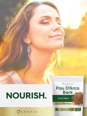 Carlyle Pau D'Arco bark gluten-free and non-GMO.