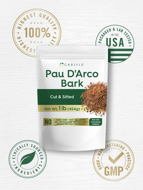 Carlyle Pau D'Arco bark vegetarian-friendly, high-quality.