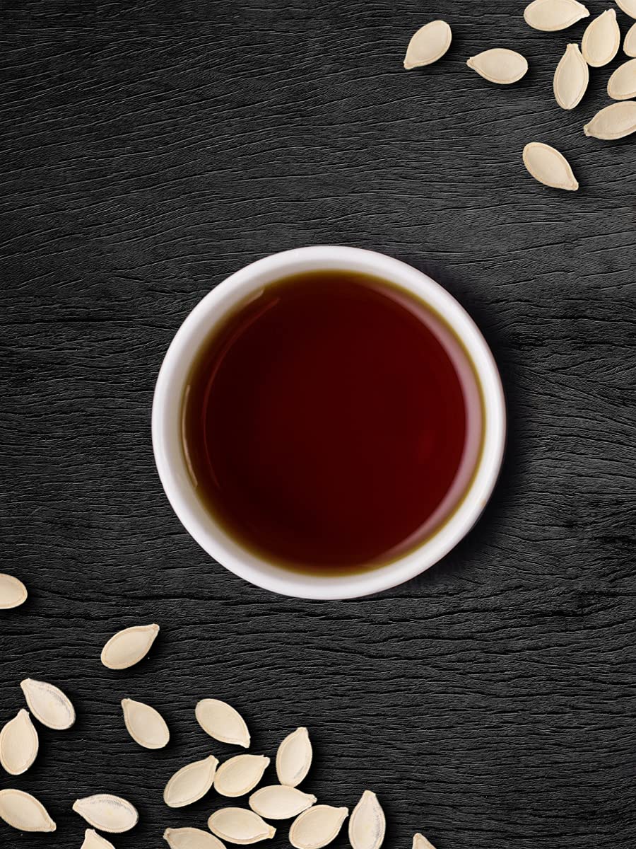 Carlyle Pumpkin Seed Oil storage image reminds to keep in a cool place.