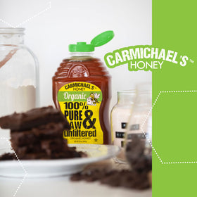 Carmichael's Honey tea drizzle enhances warm beverages with floral caramel notes.