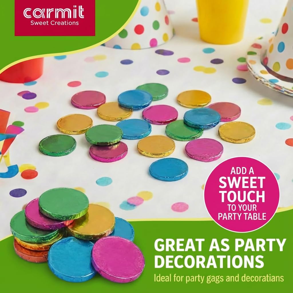 Carmit Hanukkah gelt close-up for festive celebrations