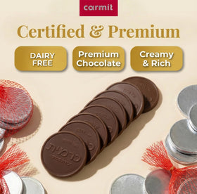 Carmit Kosher Parve label on packaging highlighting quality.