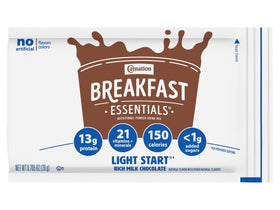 Carnation Breakfast Essentials Light Start mini meal snack for on-the-go nutrition.