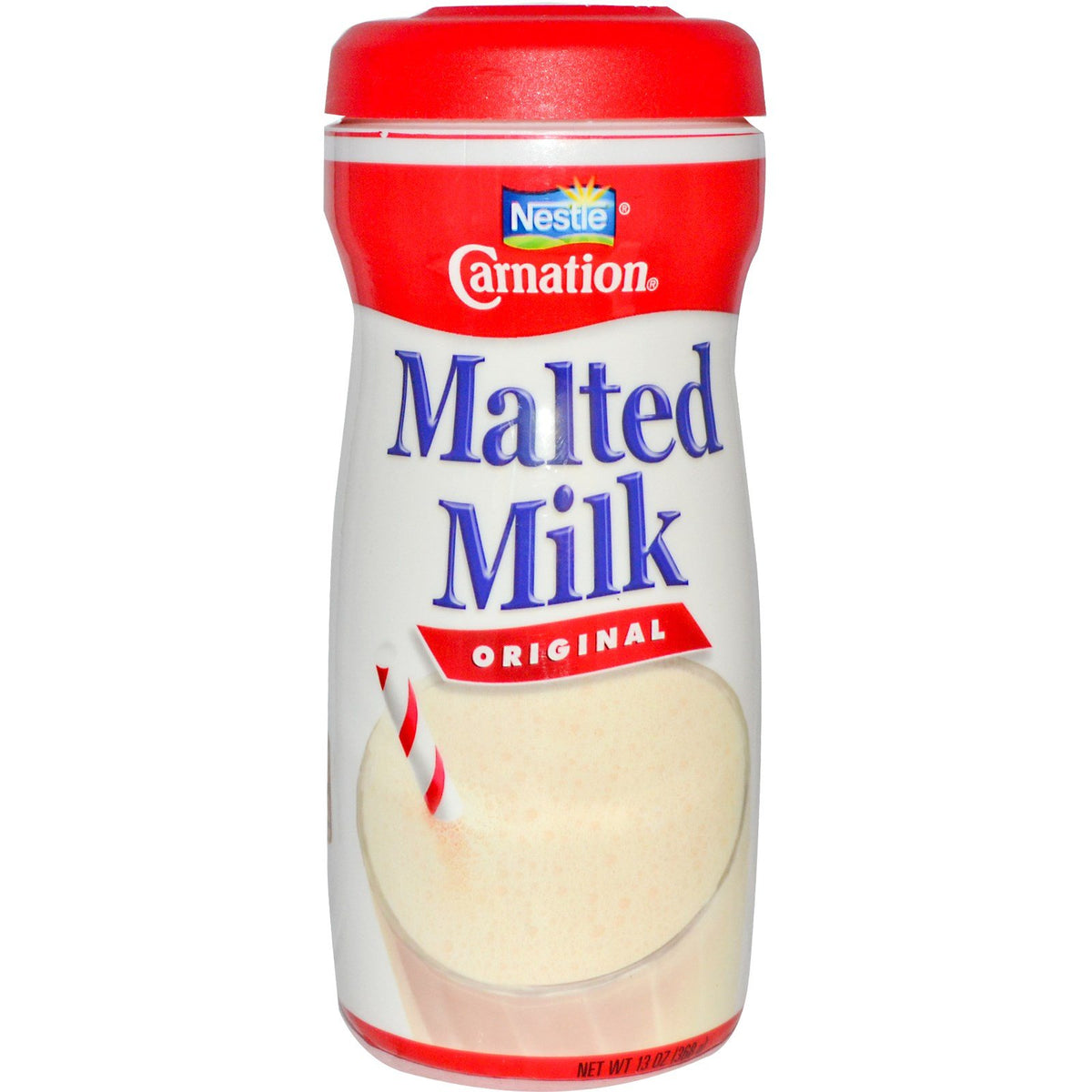 Carnation Malted Milk Original 13oz two-pack can for shakes and baking.