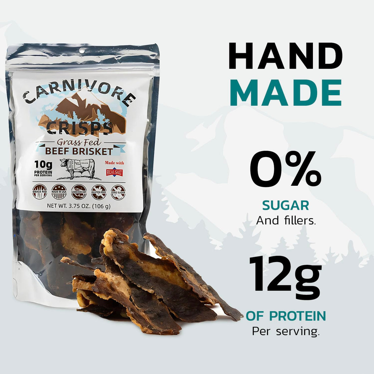 Carnivore Crisps USA farm origin label signals responsible sourcing