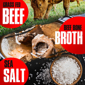 Carnivore Electrolytes nutrition facts panel highlights sugar-free, high-protein profile