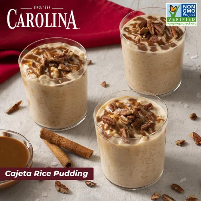 Steaming bowl of Carolina Enriched Rice with fluffy grains