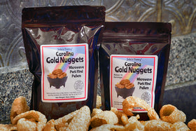 Carolina Gold Nuggets original pork puffies close-up