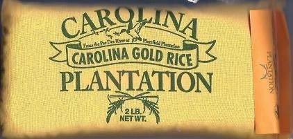 Carolina Plantation Carolina Gold Rice 32 oz bag, aromatic and fluffy grains for sides.