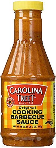 Carolina Treet Original BBQ sauce bottle pouring for rich grilled flavor