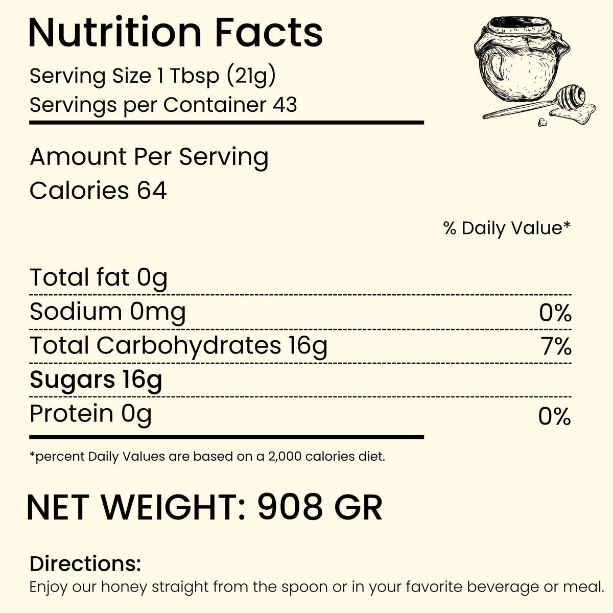 Carpathian Healer Wild Linden Honey label closeup emphasizes natural, additive-free quality.