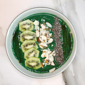 Carrington Farms chia seeds in a kitchen scene highlighting bulk value.