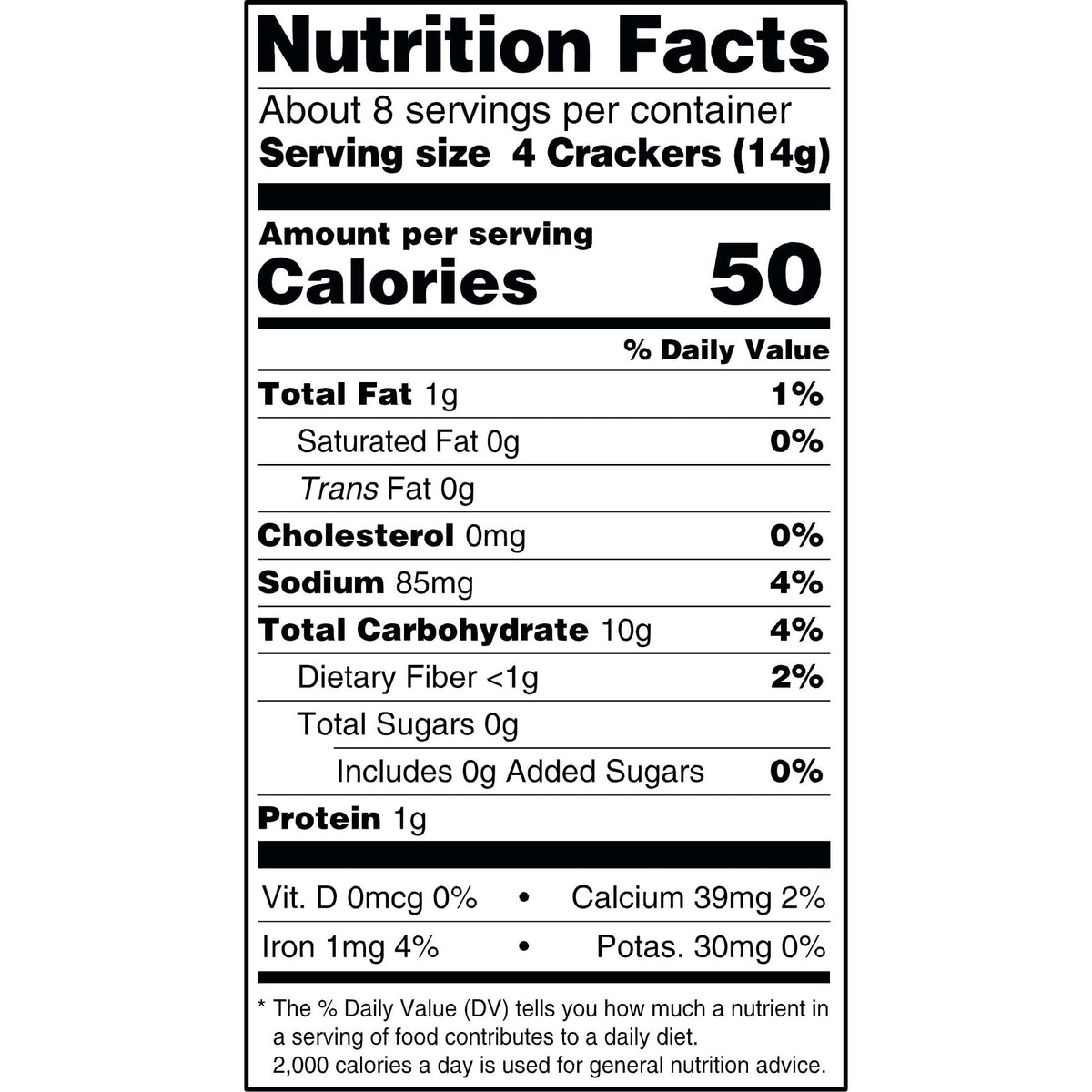 Close-up of crisp, flaky texture on Carr's crackers.