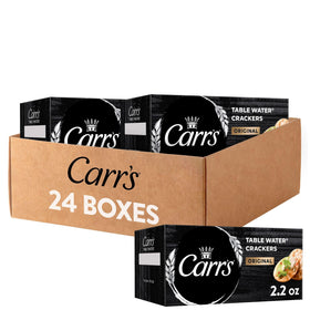 Carr's Table Water Crackers Original packfront, ideal for entertaining gatherings