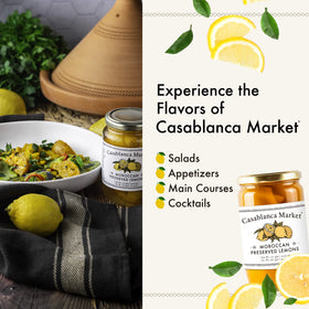 Casablanca Market preserved lemons brighten fresh salads with citrus tang.