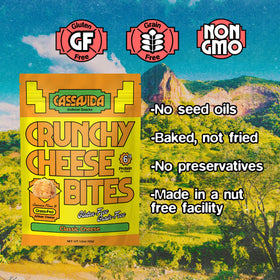 Cassavida grass-fed cheese bites emphasize rich, buttery notes.