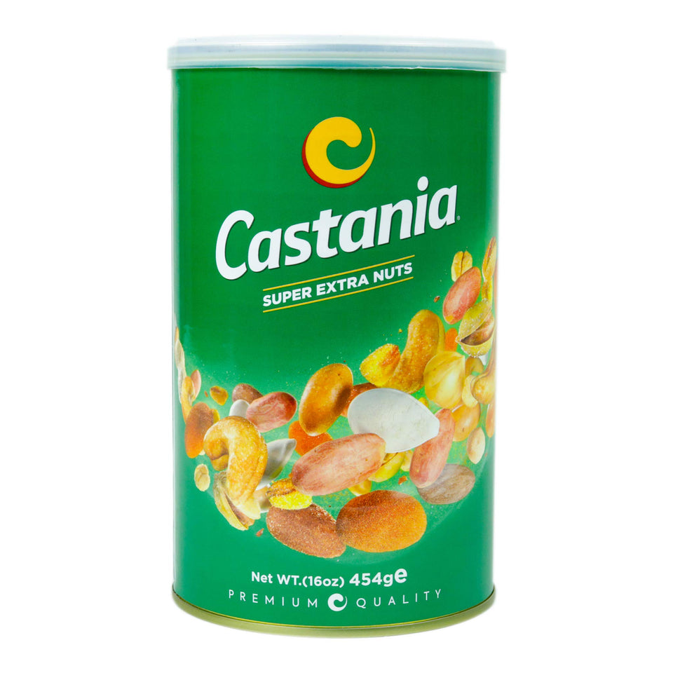 Castania Lebanese mixed nuts with pistachios, a crunchy, satisfying snack for busy days
