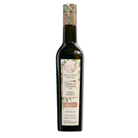 Castillo de Canena Arbequina early harvest bottle showing premium quality flavor