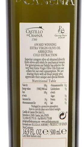 Castillo de Canena bread-dipping olive oil for dipping crusty bread