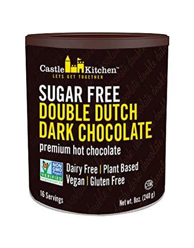 Castle Kitchen double decadent cocoa cans for pantry stock.