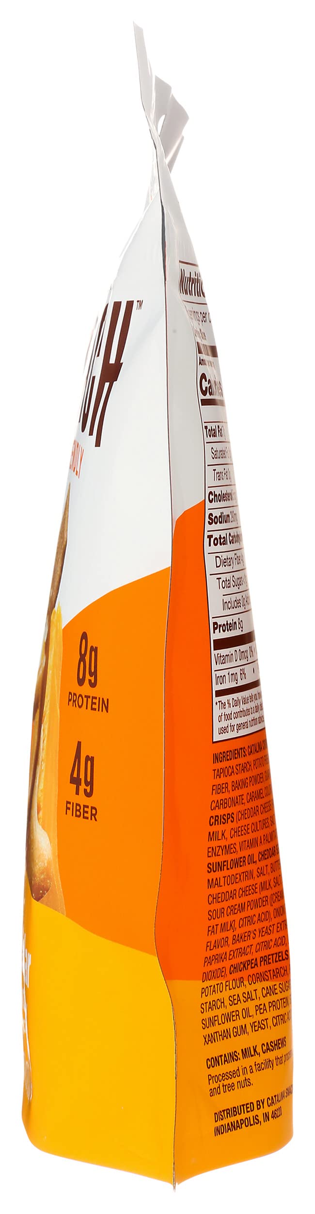 Six-pack of Catalina Crunch Cheddar Snack Mix bags for easy portion control