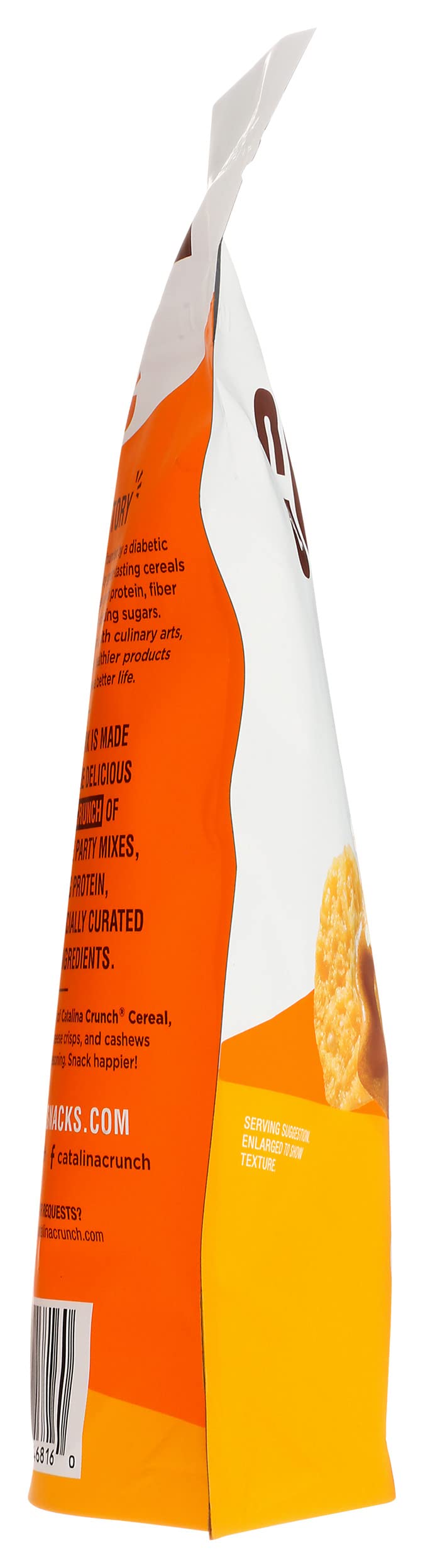 Serving bowl with Catalina Crunch Mix showing fiber-rich, low-sugar snacking
