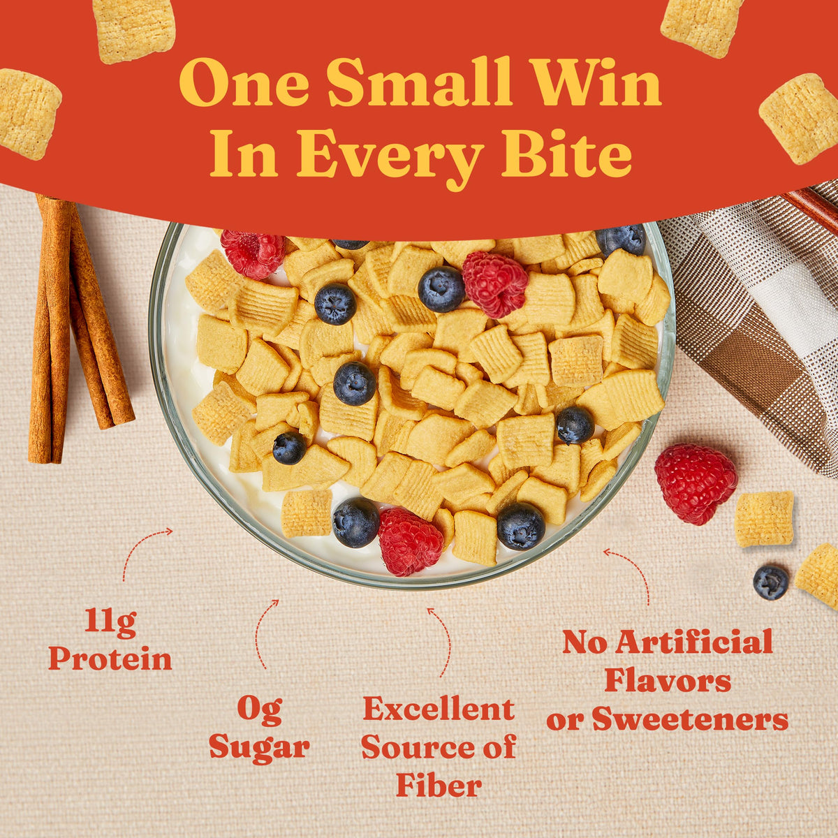Catalina Crunch Cinnamon Toast and Maple Waffle crunch on a breakfast table, ideal for a tasty morning.