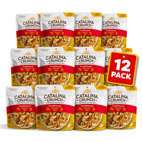 Catalina Crunch Protein Grab & Go Snack Pack—12 resealable pouches for protein-rich on-the-go snacking.