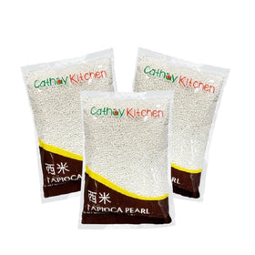 Cathay Kitchen Sago pearls front pack for easy storage and quick use.