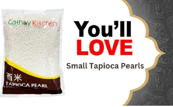 Cathay Kitchen Sago pearls gluten-free and non-GMO labeled, a versatile option.