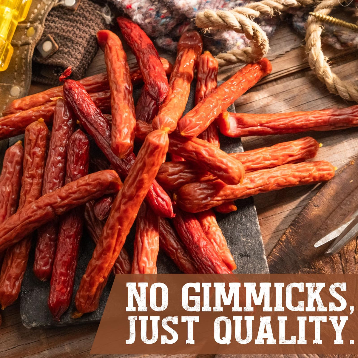Cattleman's Cut premium smoked sausage slices ready to eat