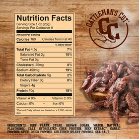 Cattleman's Cut slow-cooked flank jerky texture and robust taste