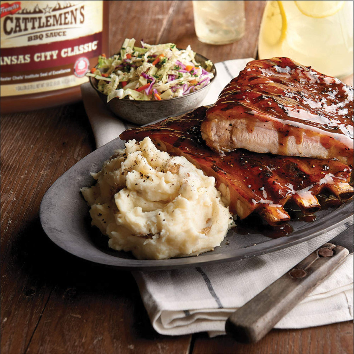 Cattlemen's Kansas City Classic BBQ Sauce on chicken for savory flavor