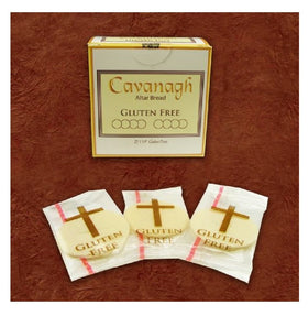 Cavanagh gluten-free altar bread 25-count box image, convenient boxed packaging for event prep
