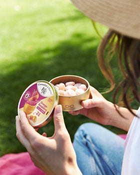 Cavendish & Harvey orange shell with raspberry filling, great for a nostalgic bite.