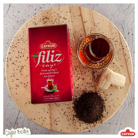 Caykur duo packaging showing Filiz and Caycicegi for daily tea variety.