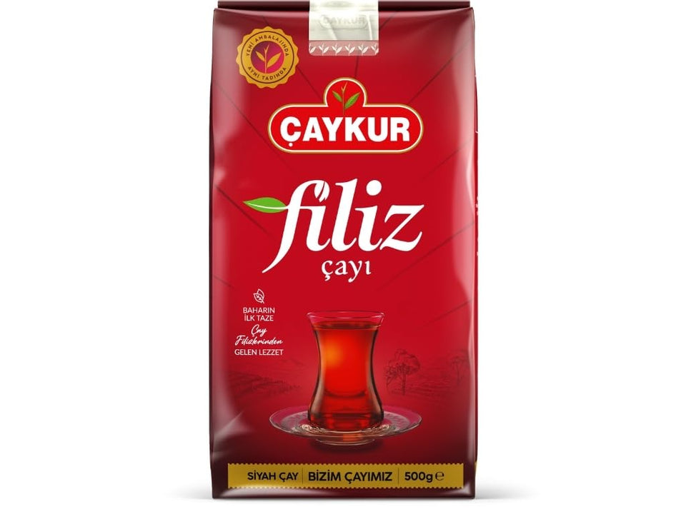Çaykur Filiz first harvest golden tips tea leaves for a bright, aromatic cup.