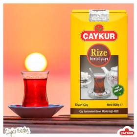 Çaykur Rize Turist Tea aroma shot highlights rich fragrance for morning brewing.