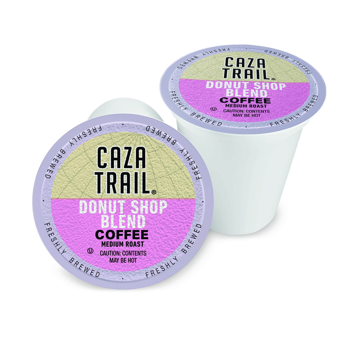Caza Trail Arabica blend beans highlight balanced aroma and body.